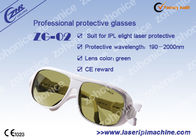 Eyewear fait sur commande professionnel de protection de laser de jaune pour le laser de Yag