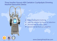 Cavitation Cryolipolysis du vide 40k amincissant des poignées du dispositif trois de Liposuctio de machine