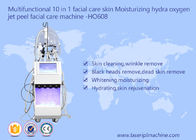 10 dans 1 machine faciale de soin de fonction de beauté d'équipement d'hydre de l'oxygène de peau multi de jet