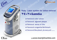 Laser vertical de ND Yag de Q-commutateur de machine de retrait de tatouage de laser avec la haute énergie