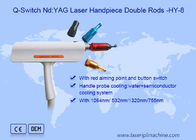 Doubles Rods tatouent la poignée de laser de ND Yag de commutateur du retrait Q de tache de rousseur de retrait