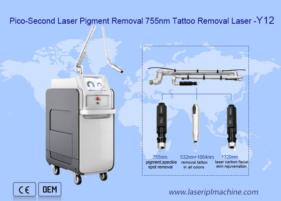 machine de retrait de tatouage de laser de picosecond de l'Alexandrite 755nm