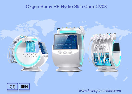 L'oxygène pulvérisent la machine hydraulique de rajeunissement de peau de rf pour des soins de la peau