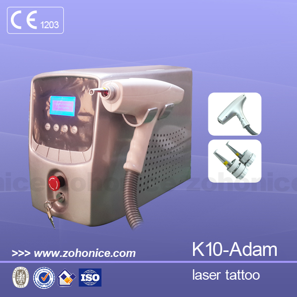 Machine de retrait de tatouage de laser de retrait de sourcil avec du ND à commutation de Q Yag