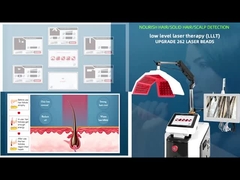 Machine de bas niveau d'analyseur de cheveux de croissance de cheveux de laser de laser de diode de HR206 650nm