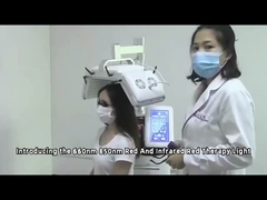 660nm Diode machine de croissance des cheveux machine de thérapie au laser HR208 1 an de garantie