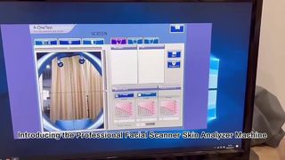 Machine faciale magique d'analyse de peau d'appareil de contrôle du miroir 3D de peau portative pour l'usage à la maison