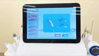 9 dans 1 machine à haute fréquence de nettoyage en profondeur faciale de Dermabrasion de diamant