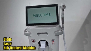 Tous les types de peau Rajeunissement de la peau 755nm 808nm 1064nm Machine d'épilation au laser à diode