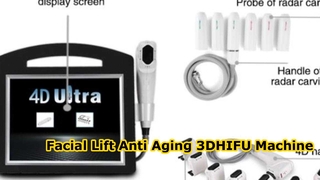Corps anti-vieillissement d'ultrason de machine de l'ascenseur 3D HIFU amincissant la machine de beauté