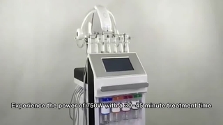 10in1 Hydro machine à oxygène traitement à froid soins de la peau RF ultrasonore nettoyage en profondeur