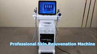Équipement de Microdermabrasion de jet d'oxygène de Plasma Facial d'oxygène de RF de soin de peau d'hydrodermabrasion 12in1