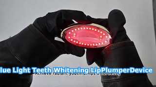 Mini LED thérapie photonique lumière bleue rouge blanchiment des dents Anti rides des lèvres dispositif plus dodu pour les lèvres