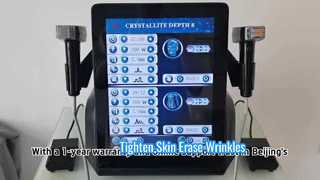 2 en 1 Régénération de la peau Lifting du visage Anti-rides Microneedling RF Machine