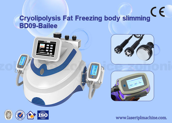 Bon prix Rf Cryolipolysis amincissant la machine à double fréquence de vide de cryolipolysis de cavitation de machine en ligne