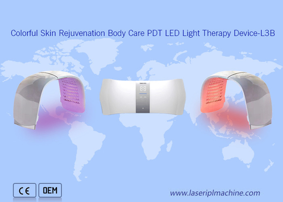 Grade médical 7 Couleur rajeunissement de la peau soins du corps Pdt LED Light Therapy Machine