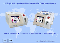 1470 Nm Diode à fibre optique Laser machine de liposuccion portable non chirurgicale