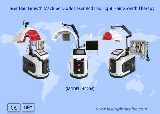 Machine de croissance capillaire au laser à diode de 650 Nm Analyseur de thérapie capillaire de bas niveau