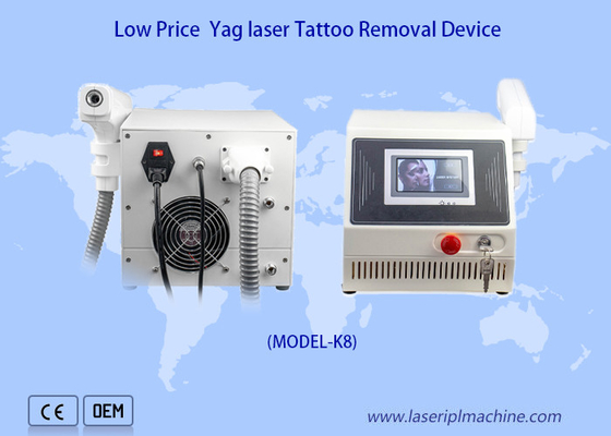 1320nm 1064nm 532nm Machine de blanchiment de la peau pour éliminer les tatouages au laser Nd Yag portable