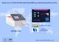 machine 1600w permanent portatif d'épilation de laser de diode du contact 808nm