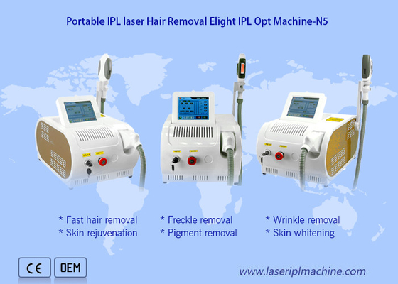 Machine portative d'épilation de laser de Shr pour le retrait de tache de traitement d'acné