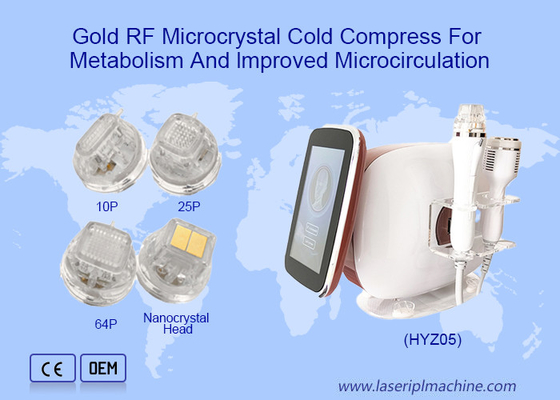 2 portatifs dans 1 machine partielle de rf Microneedling avec le marteau froid