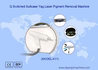 532nm Machine à éliminer les tatouages au laser de valise Q commuté Nd Yag
