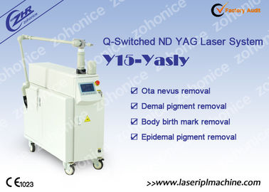 Q commuté Nd Yag 1064nm 532nm 755nm Pico deuxième machine à enlever les tatouages au laser