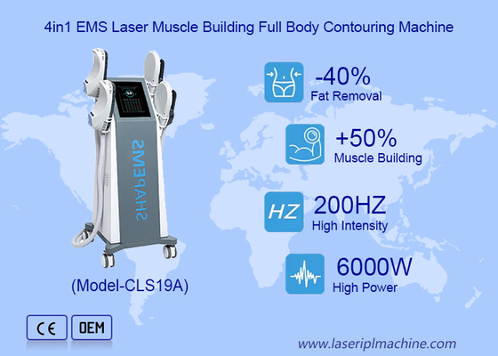 Construction musculaire Hi Emt Machine Fonctions électromagnétiques pulsées à haute intensité