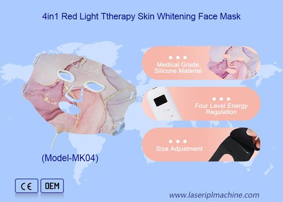 630nm/880nm/590nm/470nm Masque facial à LED Thérapie par la lumière pour le mode lumière rouge/jaune/bleu/infrarouge