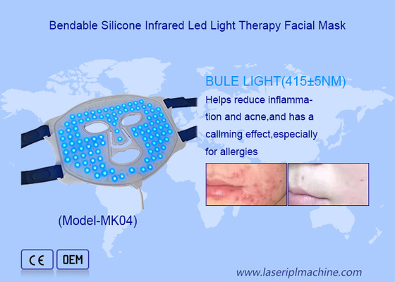 Élimination des pores à domicile Utilisation sans fil LED Masque facial de beauté avec 108pcs LED