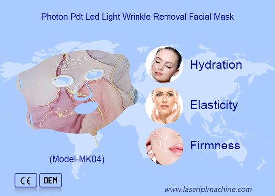 Masque facial LED à lumière rouge et bleue pour tous les types de peau
