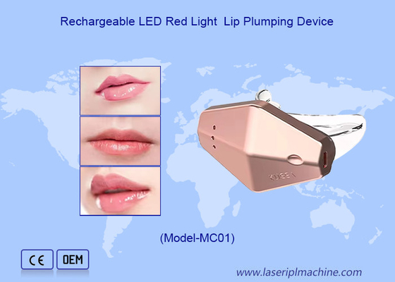 Appareil électrique de silicone pour les lèvres à usage domestique avec lumière LED pour améliorer les lèvres fendues