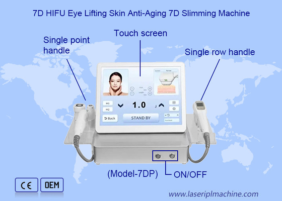 9D Hifu machine de perte de poids corps et lifting du visage 7D Hifu 12 lignes
