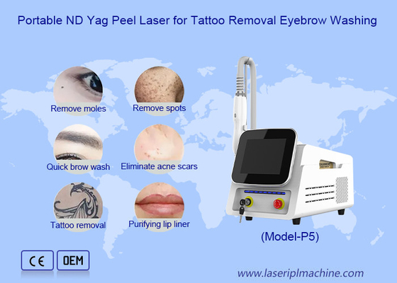 Laser Nd Yag portable à 3 longueurs d'onde en picosecondes pour l' élimination du pigment
