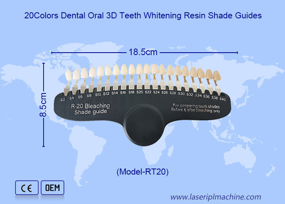 Nettoyage des dents Détergent des dents 3D de blanchiment de l' ombre de guide du dispositif