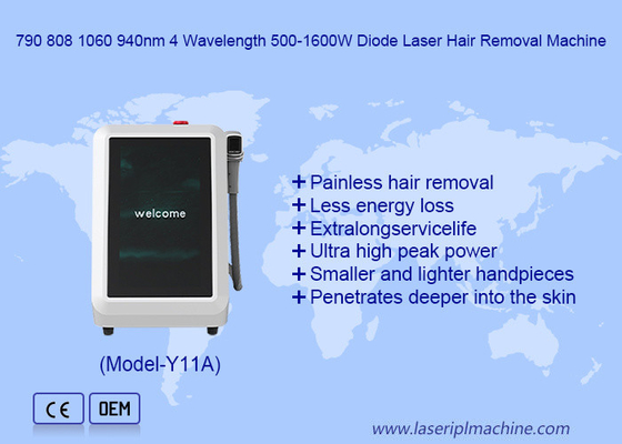 790nm 940nm 1060nm 808nm Diode épilation au laser