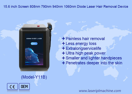 Laser à froid de 4 longueurs d'onde Laser à diode de 1 à 10 Hz Machine d'épilation complète