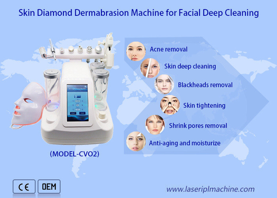 Dermabrasion de haute qualité de l'eau épluchant le diamant hydraulique Hydrodermabrasion de peau faciale