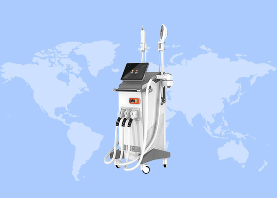 Machine laser IPL verticale multifonctionnelle 808nm ND YAG pour l'épilation et le soin de la peau
