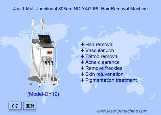 Q Commutateur 3 en 1 Nd Yag + Diode Laser + IPL Laser épilation machine de beauté