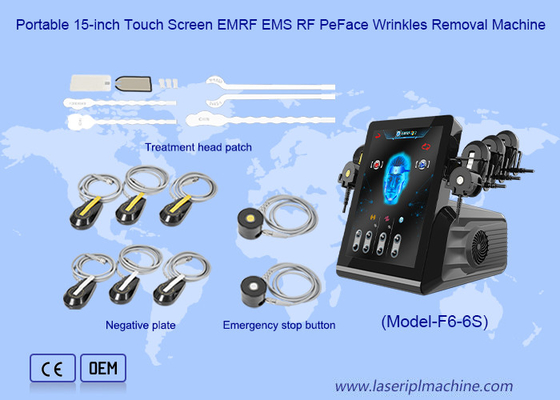 Machine de sculpture EMS pour le massage des yeux 6 en 1 Levé de peau du visage EMS Facial Shaper