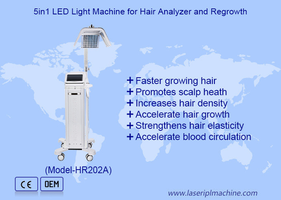 8 pouces de bio d'énergie ultra d'impulsion de laser de cheveux machine de croissance