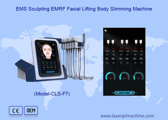 Sculpting  Electo Magenetic Body Slimmingture EMRF lifting du visage double menton enlèvement machine d'amincissement du corps