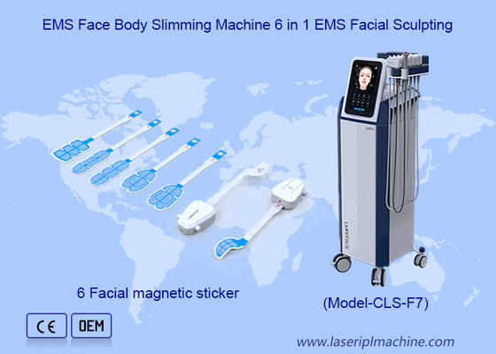 6 en 1 Sculpting  Electo Magenetic Body Slimmingting Facial élimination des rides EMRF machine de minceur du visage et du corps