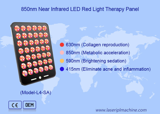 Utilisation à domicile 168pcs LED pour les soins de la peau élimination de l' acné LED appareil de thérapie de lumière rouge