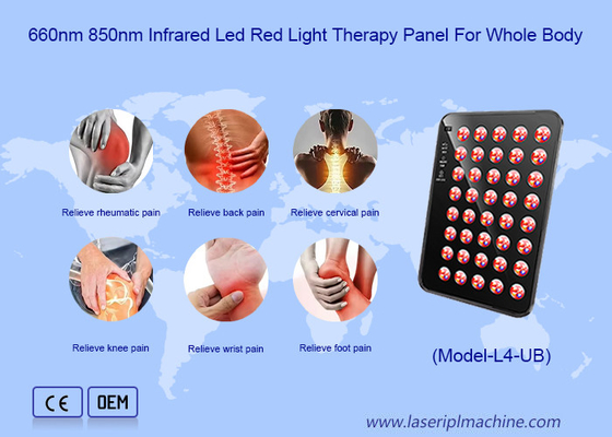 Panneau de lumière à LED portable sans fil de 620 nm