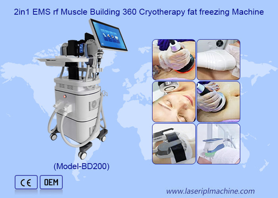 EMS RF Muscle Building 40k Cavitation 360 machine de congélation de graisse de cryothérapie