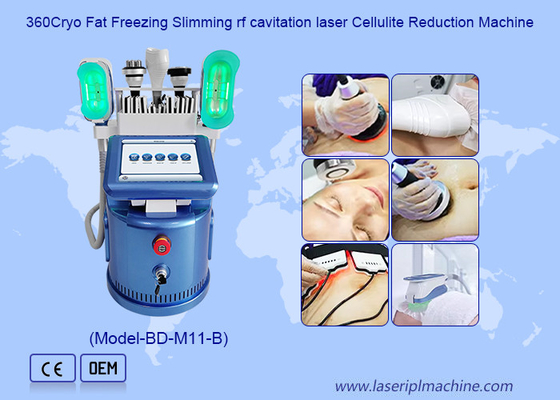 360 Cryo Vacuum RF Lipo Laser 6 en 1 congélation des graisses perte de poids machine de perte de poids du corps