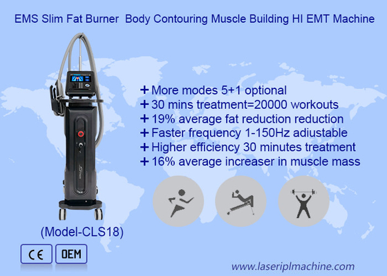 EMS brûleur de graisse mince Contouring corps musculaire de construction HI EMT machine de sculpture